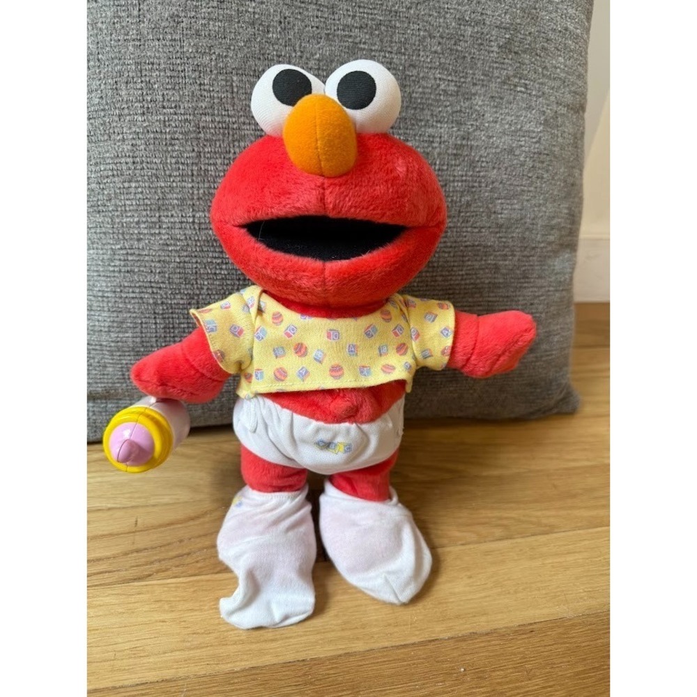 Sesame Street Babies Fisher Price 2000 Newborn Baby Elmo VTG